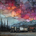 Coldfoot truckstop — ceramic art tile