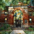 the Brown v Board of Education — ceramic art tile