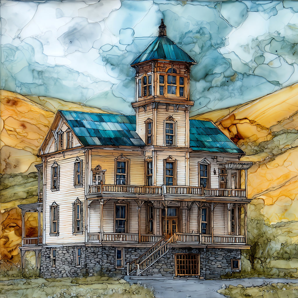 the Fourth Ward School — ceramic art tile