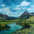 Paradise Valley along the — ceramic art tile
