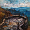 Crescent Rock Overlook on — ceramic art tile
