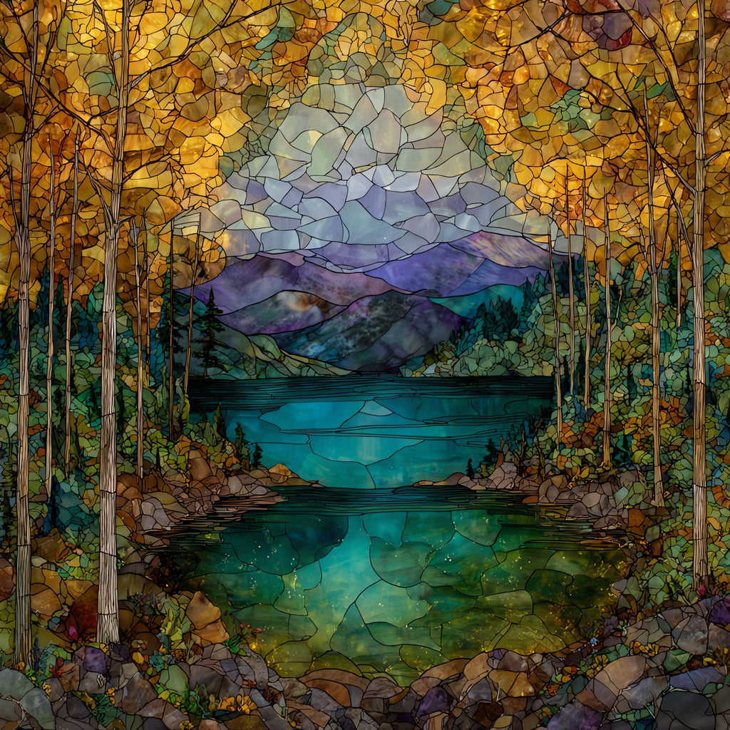 Greenwood Lake — ceramic art tile