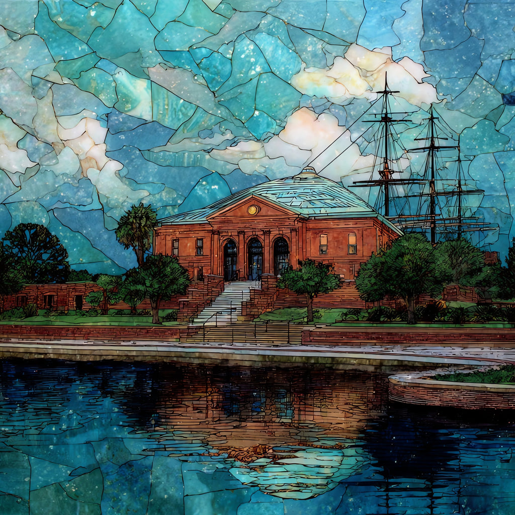 the Mariners Museum — ceramic art tile