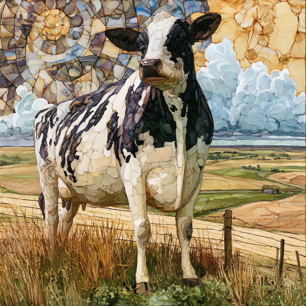 Salem Sue the World's — ceramic art tile