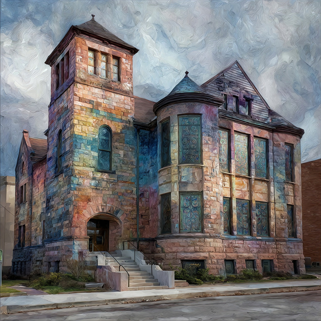 the Smith Robertson Museum — ceramic art tile