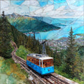 Mount Roberts Tramway — ceramic art tile