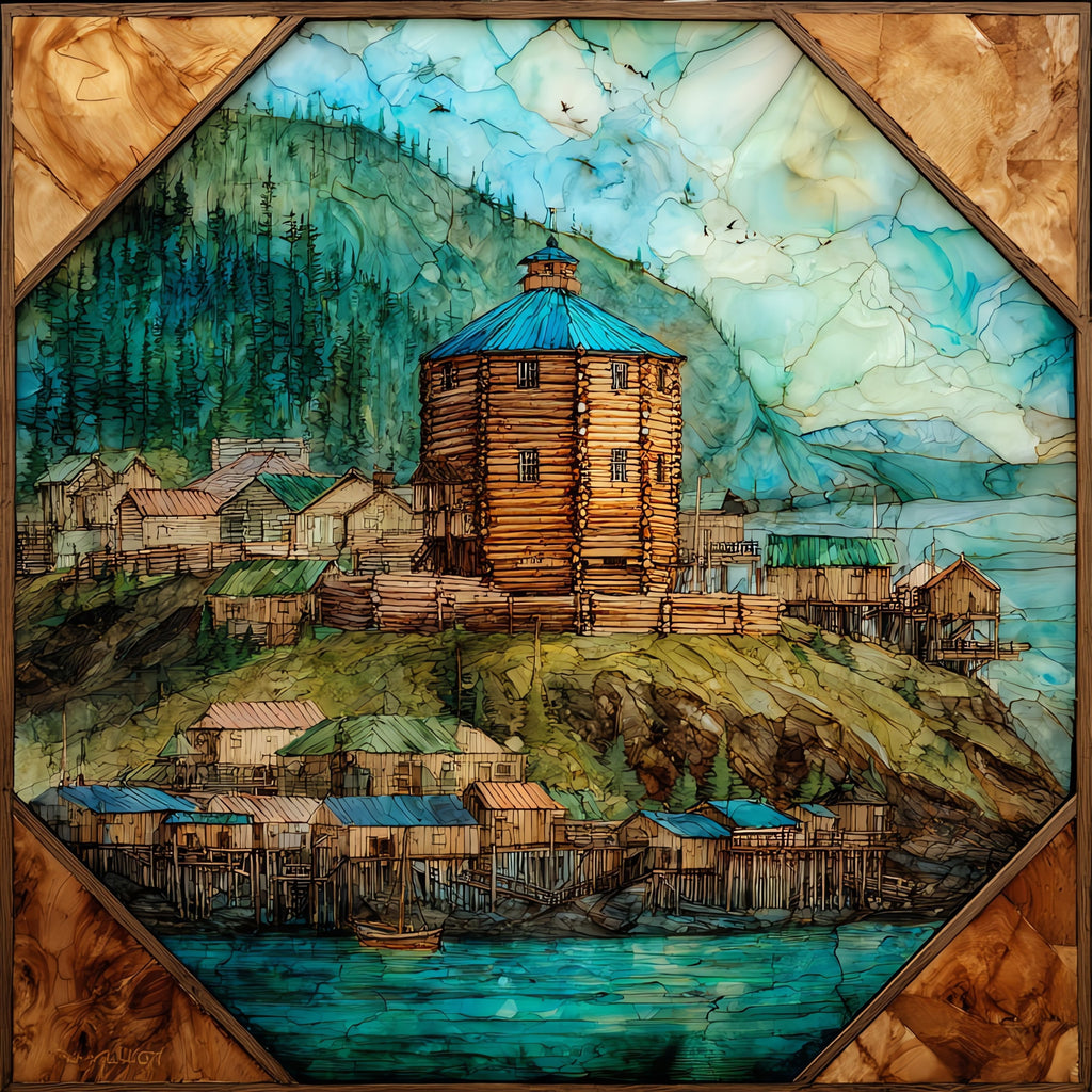 Sitka — ceramic art tile