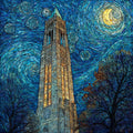 the KU Memorial Campanile — ceramic art tile