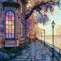 New Castle Battery Park on the — ceramic art tile