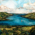 Cayuga Lake — ceramic art tile