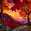 the Watchung Reservation autumn — ceramic art tile