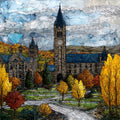 Cornell University — ceramic art tile