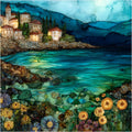 Assos Village — ceramic art tile