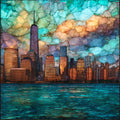 Jersey City Exchange Place — ceramic art tile