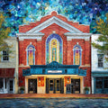 the Abingdon Barter Theatre — ceramic art tile