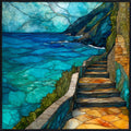 the Cliff Walk Forty — ceramic art tile