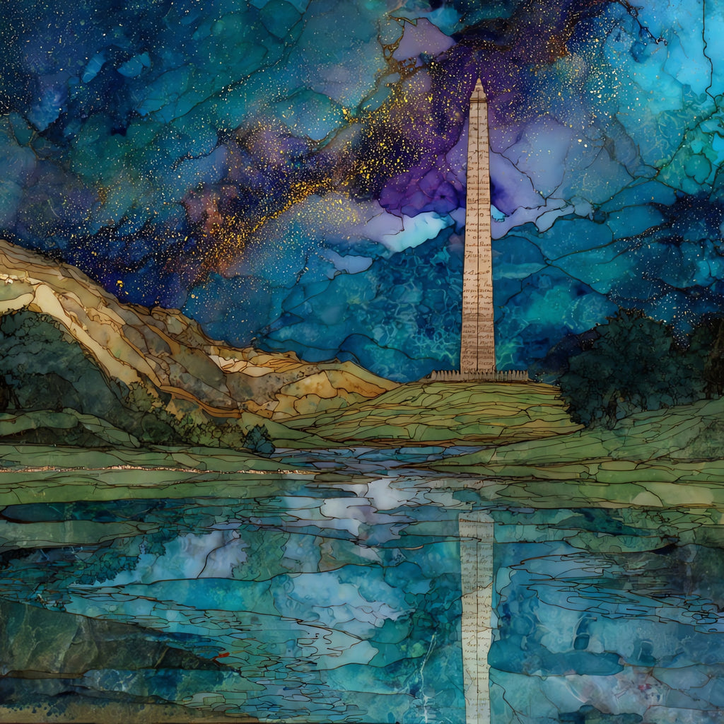 the High Point Monument — ceramic art tile