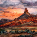 Angel Peak Scenic Area — ceramic art tile