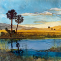 Frio River — ceramic art tile