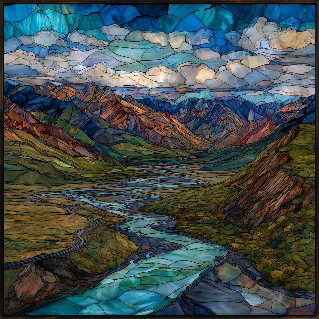 Polychrome Pass — ceramic art tile