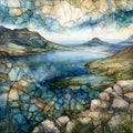the summit view — ceramic art tile