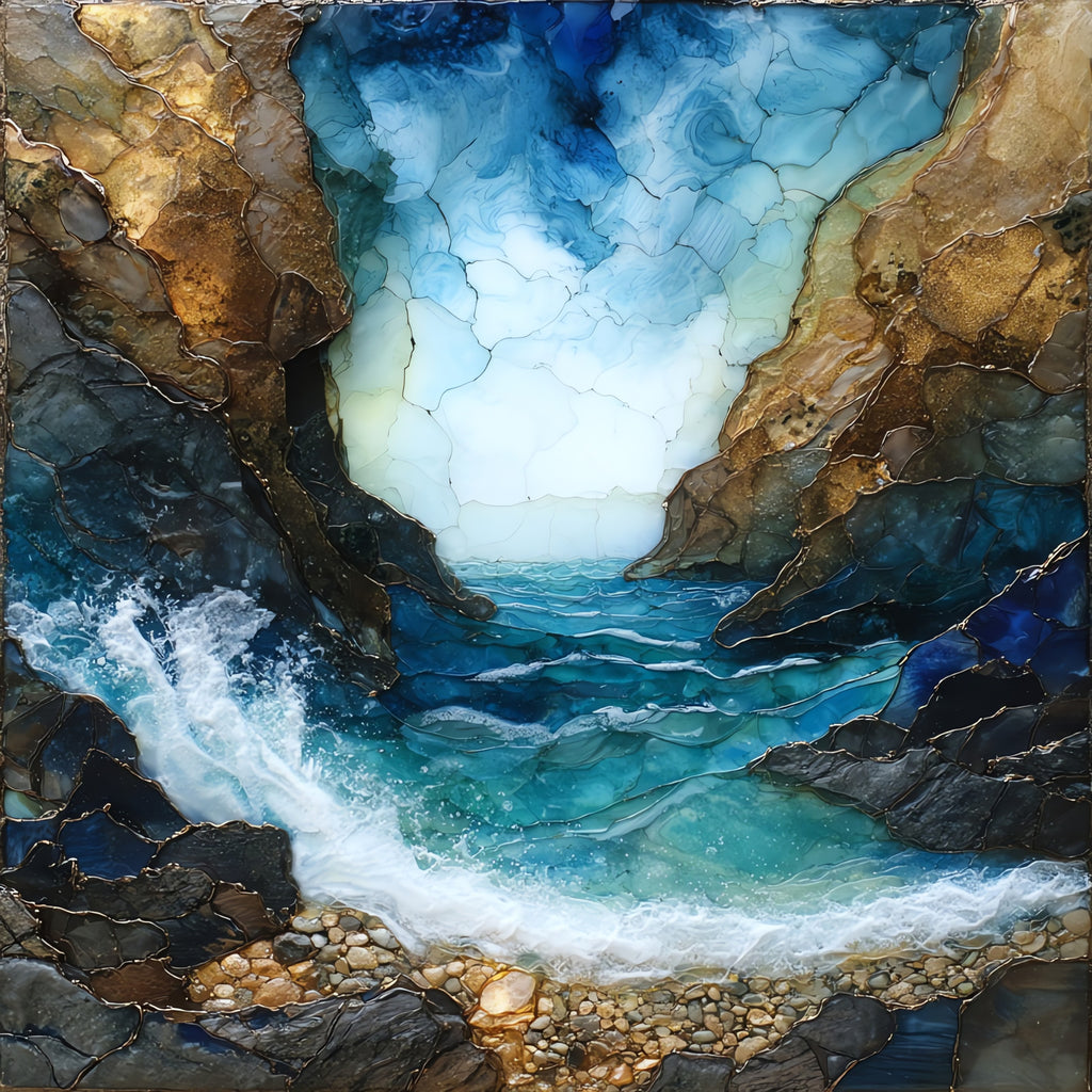 Devils Punchbowl — ceramic art tile