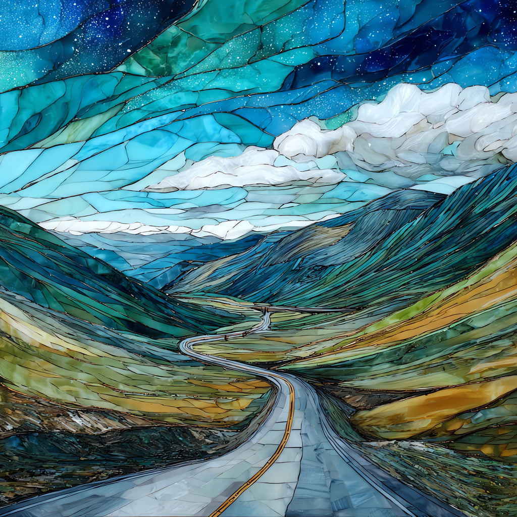 Atigun Pass — ceramic art tile