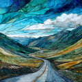Atigun Pass — ceramic art tile