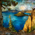 Discovery Point on the west rim — ceramic art tile