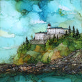 Fort Mackinac on Mackinac Island — ceramic art tile