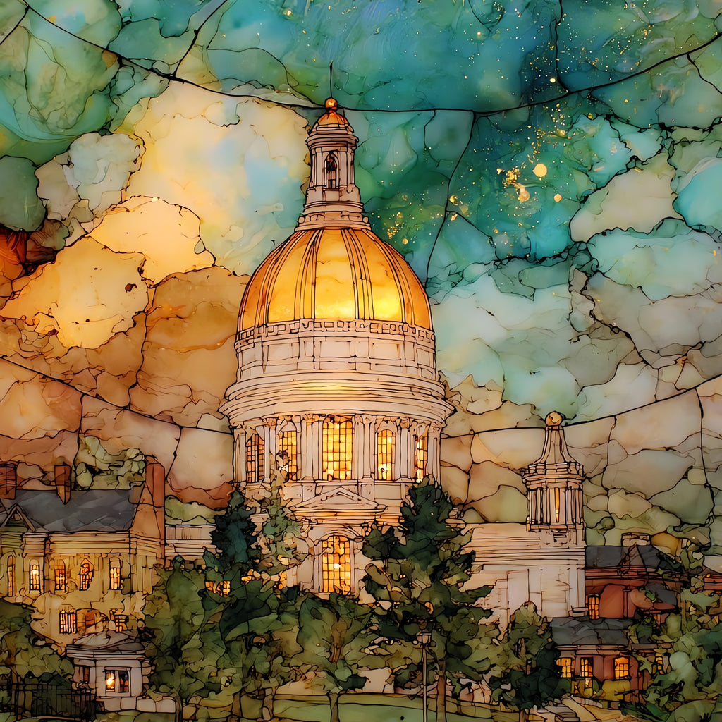 the Maryland State House — ceramic art tile