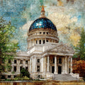 the Mississippi State Capitol — ceramic art tile