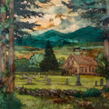 the John Brown Farm — ceramic art tile