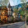 Sherman Avenue Aspen Victorians Elk Range — ceramic art tile