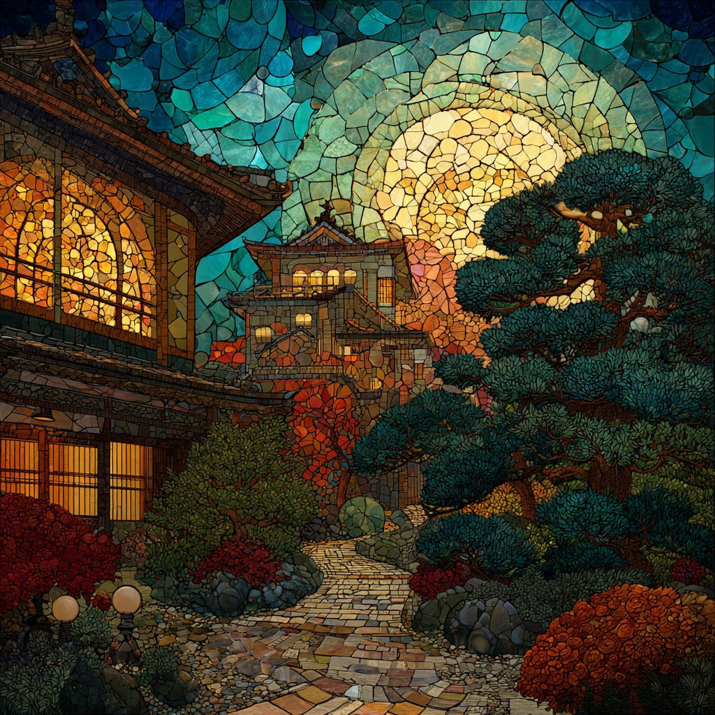 Manga Museum — ceramic art tile
