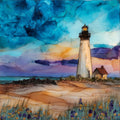 Rose Island Lighthouse near — ceramic art tile