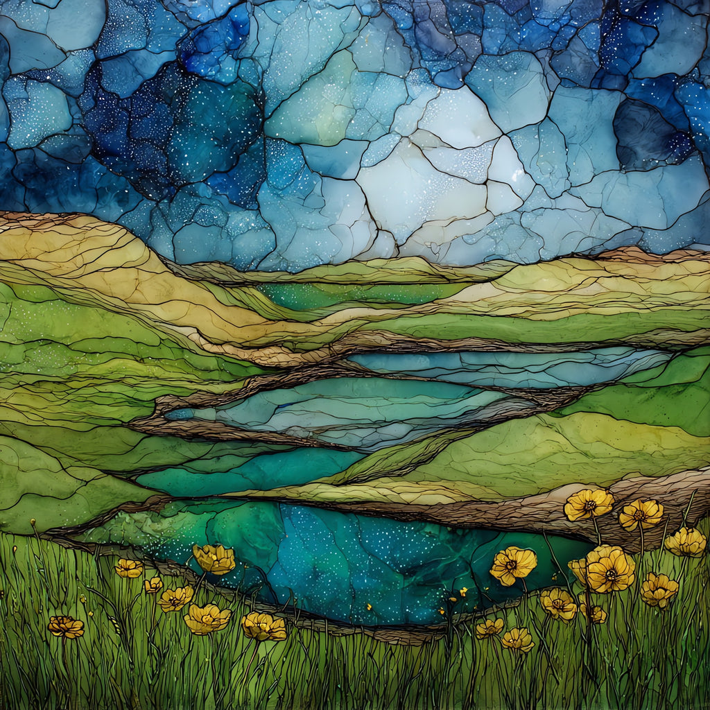 Valentine National Wildlife Refuge — ceramic art tile