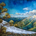 Mount Charleston peak — ceramic art tile