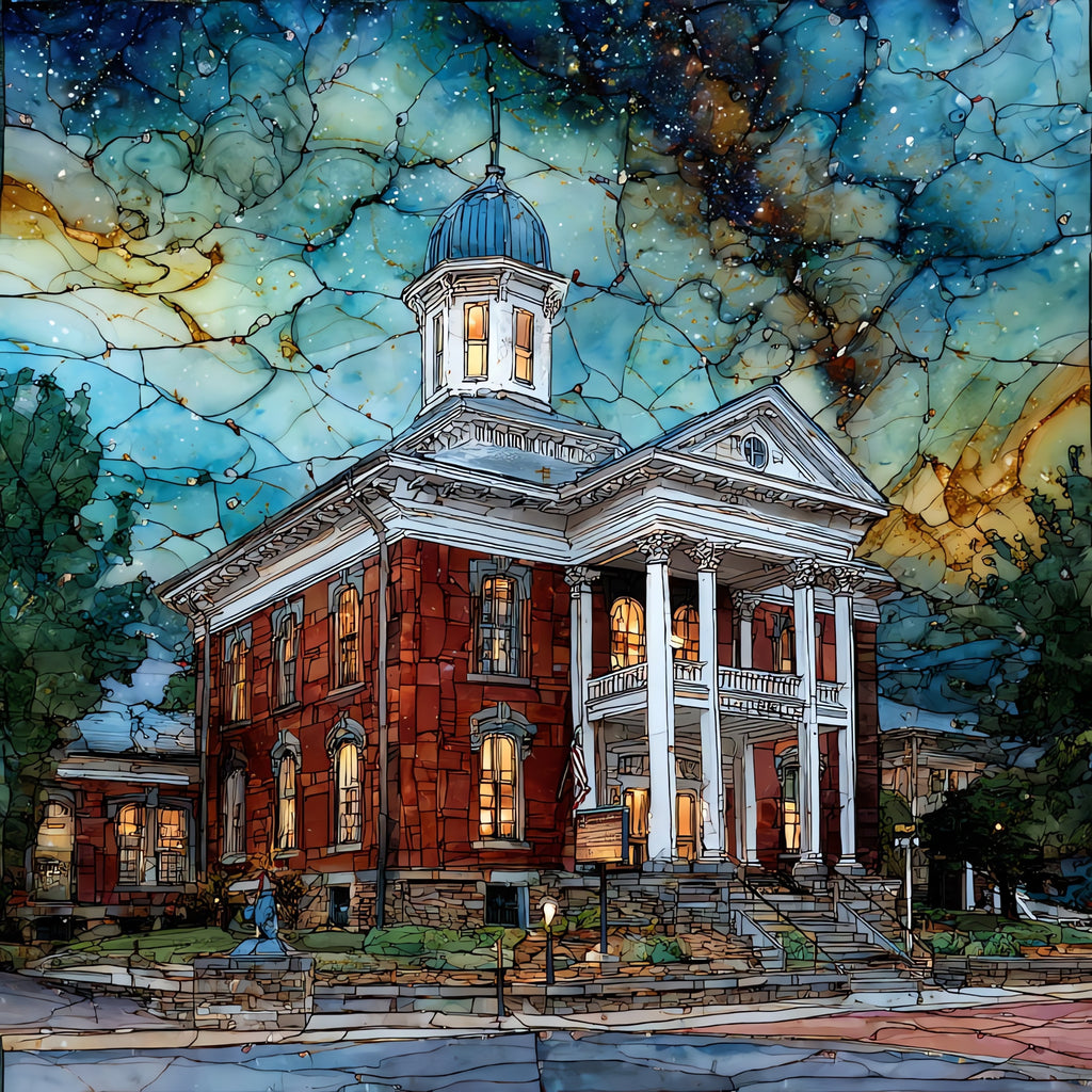 the National Baseball Hall of Fame — ceramic art tile