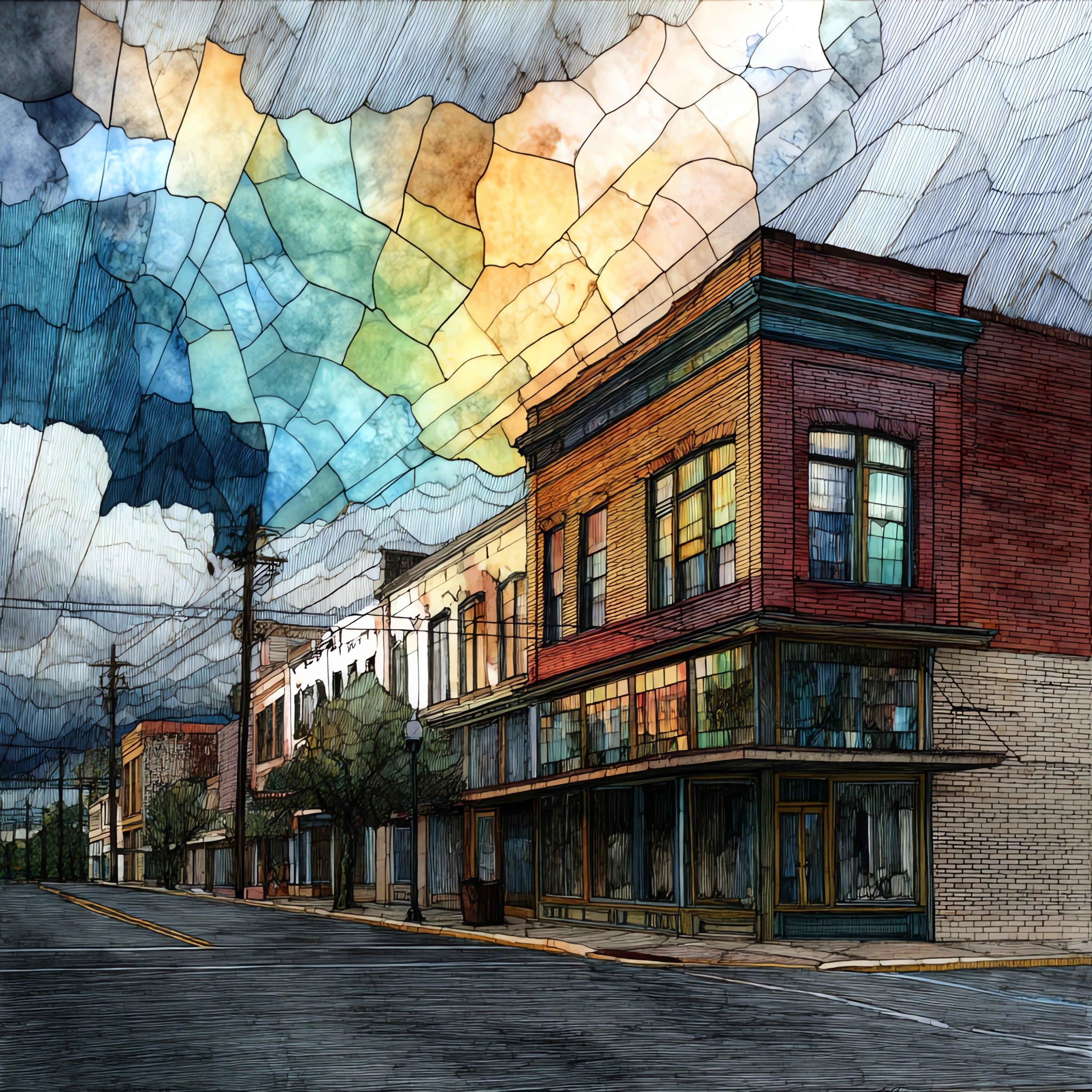 the Cookeville Historic West — ceramic art tile