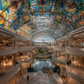 Mall of America rotunda atrium — ceramic art tile