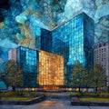 the Mayo Clinic Gonda Building in — ceramic art tile