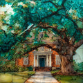 the Medgar Evers Home — ceramic art tile