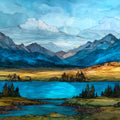 the Missouri Headwaters — ceramic art tile