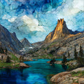 Pingora Peak — ceramic art tile