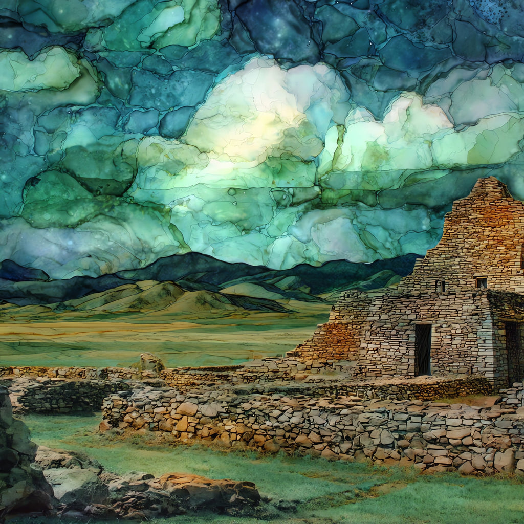 Fort Union National Monument — ceramic art tile