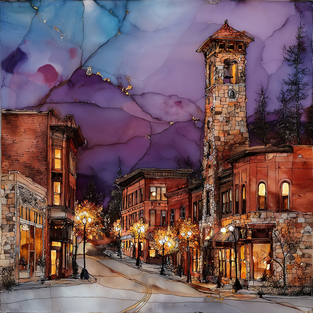 Placerville — ceramic art tile