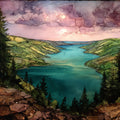 Porcupine Mountains Lake of — ceramic art tile