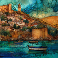 Rethymno Old Town — ceramic art tile