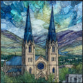 the Cathedral of Saint Helena — ceramic art tile